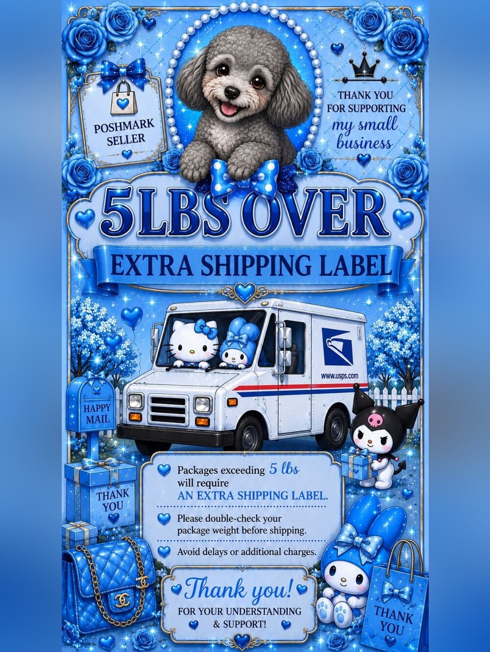 5LB Shipping Label